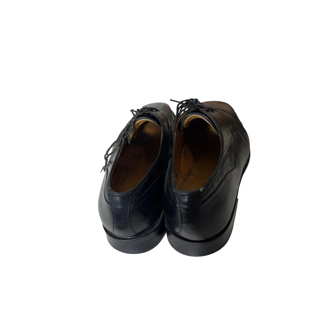 Magnanni Men 8272 Black Leather Cap Toe Derby Dress Shoes  display picture 1